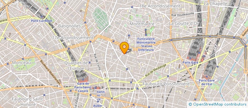 localisation de l'entreprise LA BAGUETTERIE à PARIS
