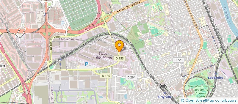 localisation de l'entreprise LA BAGUETTINE à ORLY