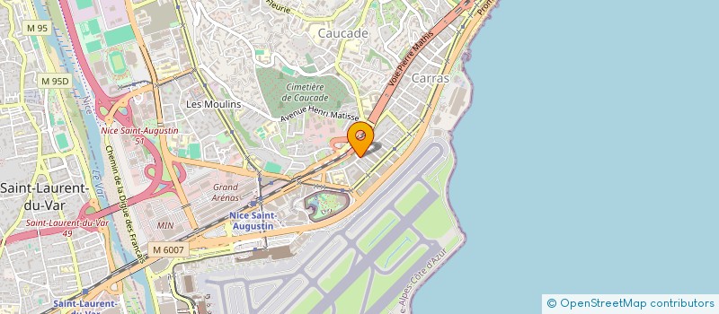 localisation de l'entreprise LA BAHIANAISE  NICE