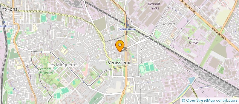 localisation de l'entreprise LA BAIE  VENISSIEUX