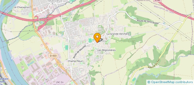 localisation de l'entreprise LA BAIE  GENAY