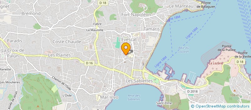 localisation de l'entreprise LA BAIE  LA SEYNE-SUR-MER