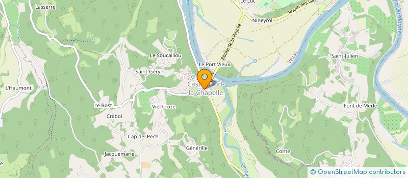 localisation de l'entreprise LA BAIE DE TXINGUDY à CASTELNAUD-LA-CHAPELLE