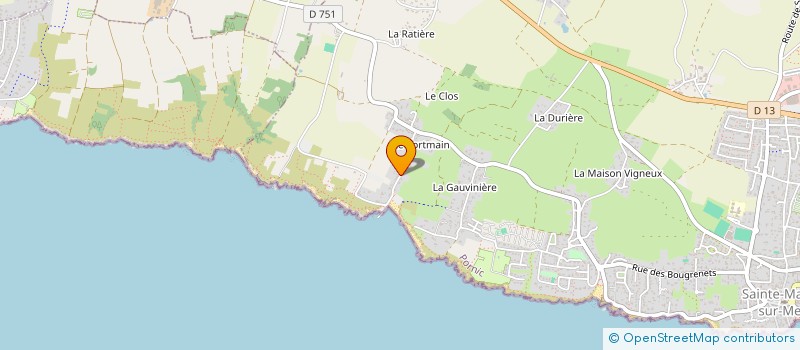 localisation de l'entreprise LA BAIE DES ANGES à PORNIC