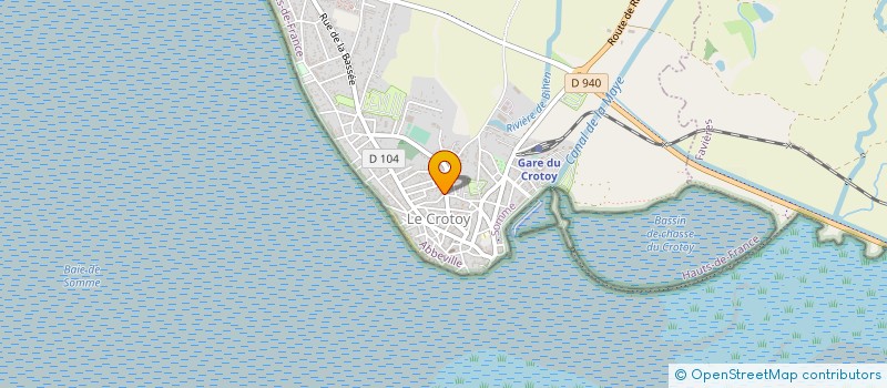 localisation de l'entreprise LA BAIE LES GAUFRES à LE CROTOY