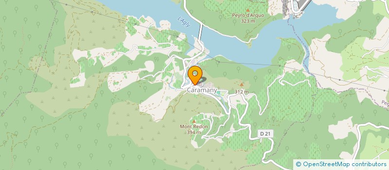 localisation de l'entreprise LA BAILLETTE  CARAMANY