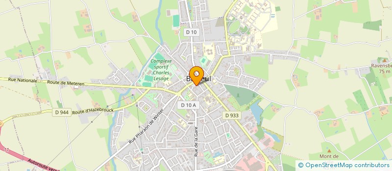 localisation de l'entreprise LA BAILLEULOISE à BAILLEUL