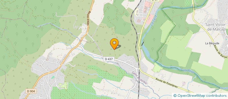 localisation de l'entreprise LA BAILLYDE  POTELIERES