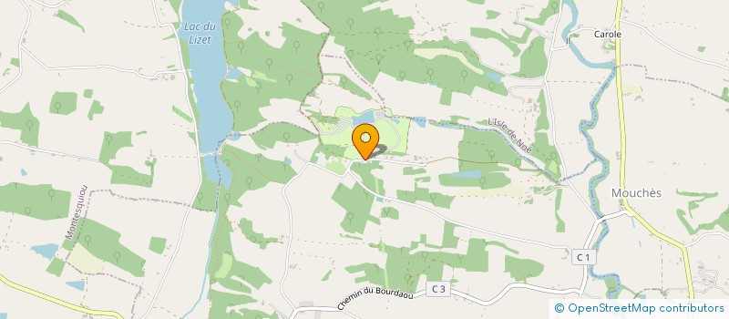 localisation de l'entreprise LA BALADE CLERMONTOISE  CLERMONT-POUYGUILLES