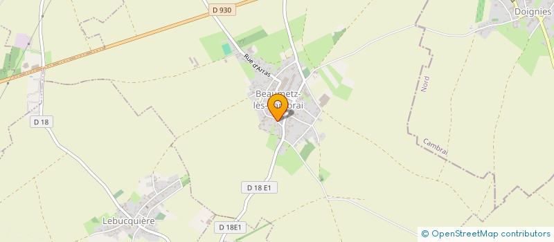 localisation de l'entreprise LA BALADE GOURMANDE  BEAUMETZ-LES-CAMBRAI