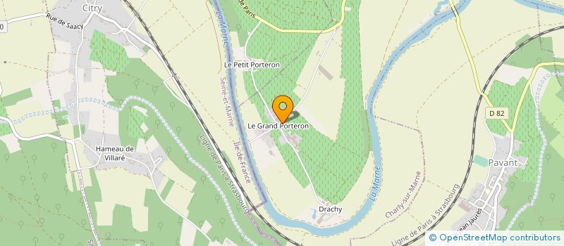 localisation de l'entreprise LA BALADE PETILLANTE  CHARLY-SUR-MARNE