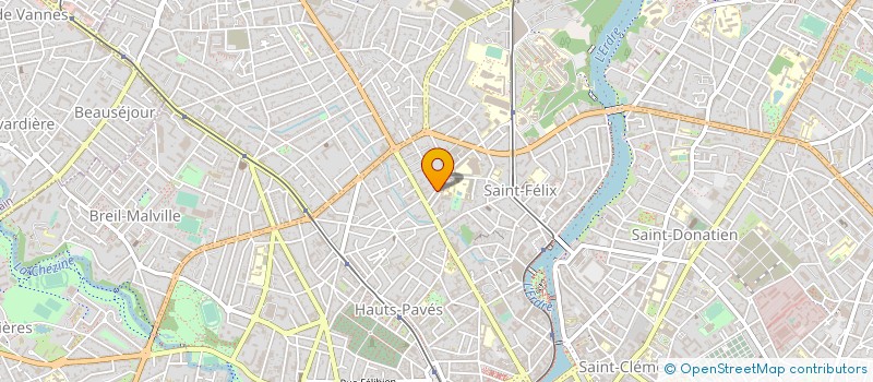 localisation de l'entreprise LA BALADEUSE à NANTES
