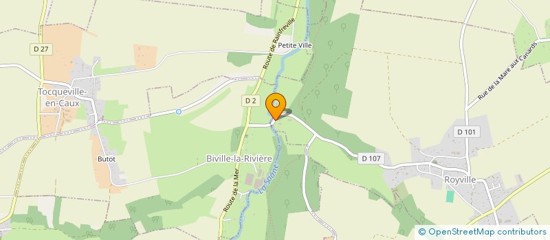 localisation de l'entreprise LA BALAITERIE  ROYVILLE