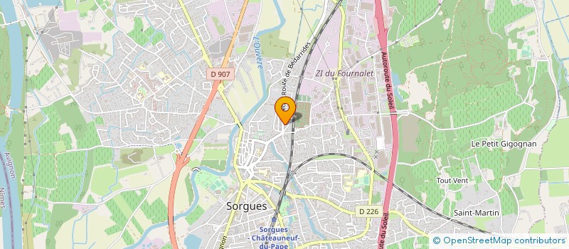 localisation de l'entreprise LA BALANCE  AVIGNON