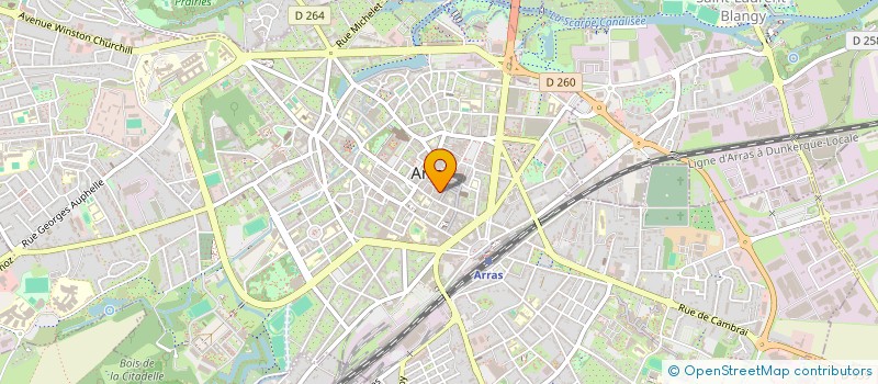 localisation de l'entreprise LA BALANCOIRE  ARRAS