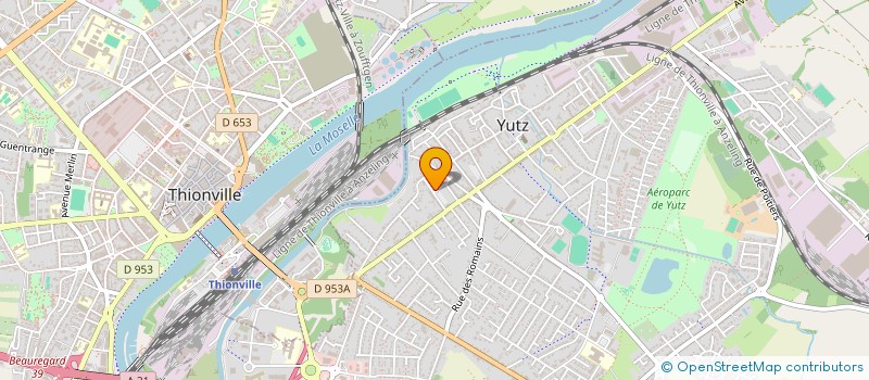 localisation de l'entreprise LA BALANCOIRE à YUTZ