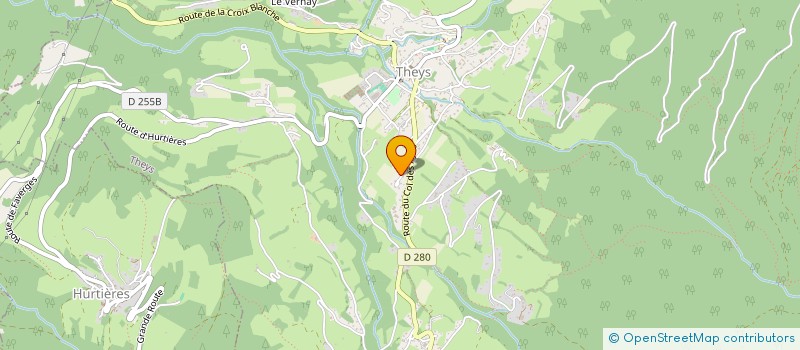 localisation de l'entreprise LA BALANDRANNE  CRETS EN BELLEDONNE