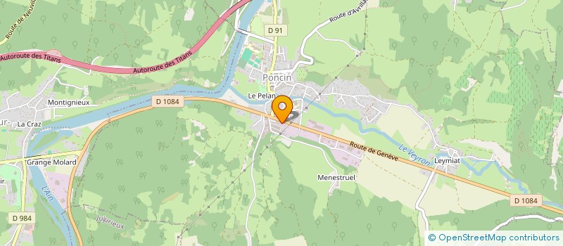 localisation de l'entreprise LA BALANDRINE à PONCIN