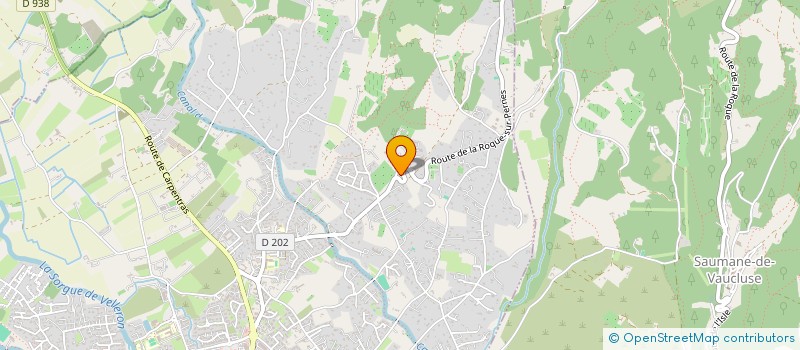 localisation de l'entreprise LA BALANDRONE  L'ISLE-SUR-LA-SORGUE