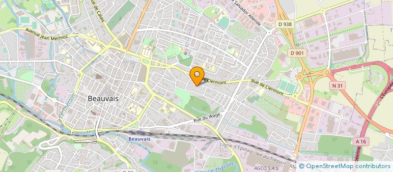 localisation de l'entreprise LA BALAYETTE A CIEL  BEAUVAIS