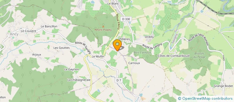 localisation de l'entreprise LA BALEINE  ANCY