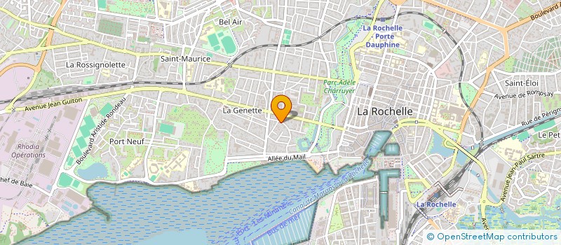 localisation de l'entreprise LA BALEINE BLEUE  LA ROCHELLE