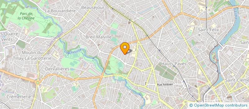 localisation de l'entreprise LA BALEINE MECANIQUE à NANTES