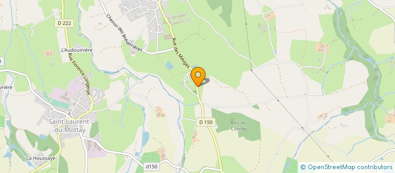 localisation de l'entreprise LA BALISE  MAUGES-SUR-LOIRE