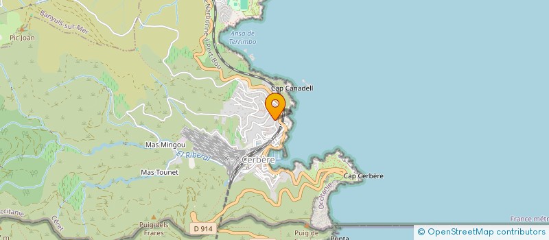 localisation de l'entreprise LA BALISE à CERBERE