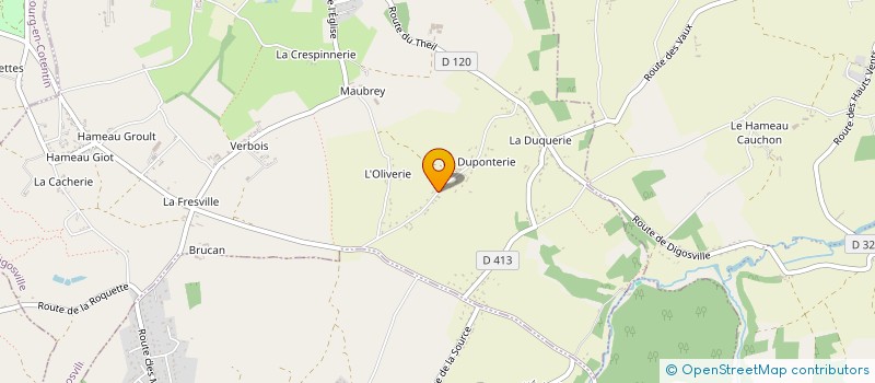 localisation de l'entreprise LA BALISE  DIGOSVILLE