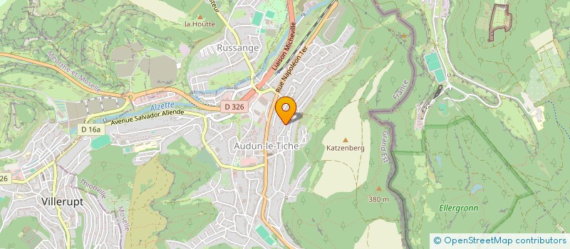 localisation de l'entreprise LA BALISTIQUE  AUDUN-LE-TICHE