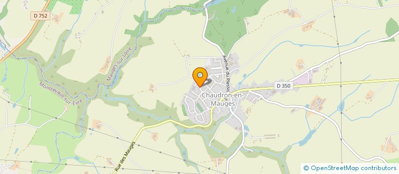localisation de l'entreprise LA BALLADE DES PINCEAUX CALDERONNAISE à MONTREVAULT-SUR-EVRE