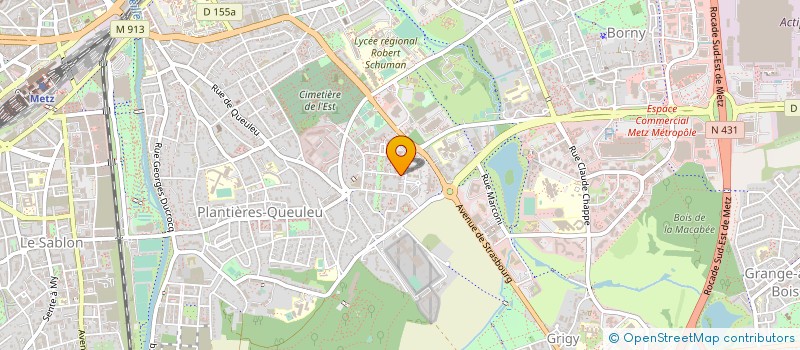 localisation de l'entreprise LA BALLADE FEERIQUE  METZ