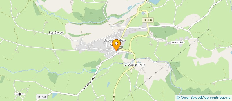 localisation de l'entreprise LA BALLADINGUE  BUXIERES-LES-MINES