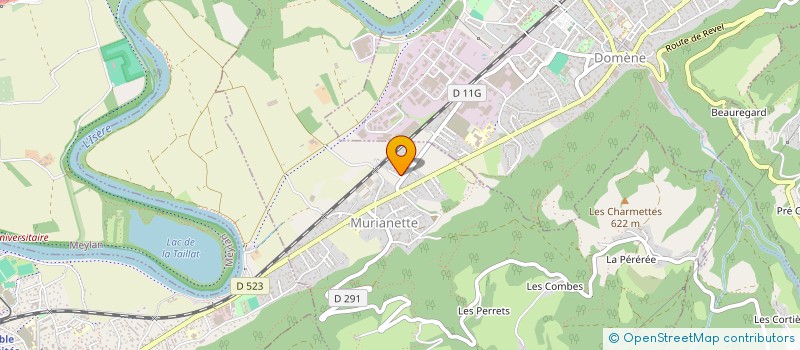 localisation de l'entreprise LA BALLE  DOMENE