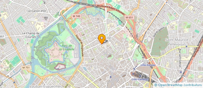 localisation de l'entreprise LA BALLE AU BOND à LILLE