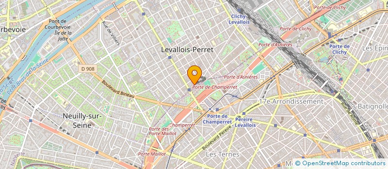 localisation de l'entreprise LA BALLE AUX PRISONNIERS à LEVALLOIS-PERRET