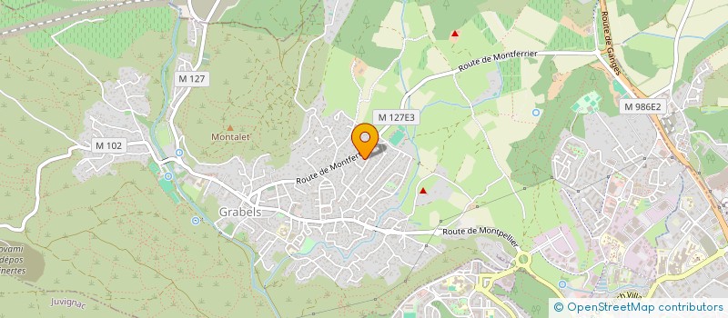 localisation de l'entreprise LA BALLE DE L'ESPOIR à GRABELS