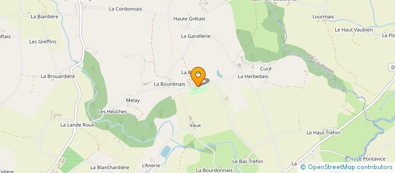 localisation de l'entreprise LA BALLUE à BAZOUGES-LA-PEROUSE