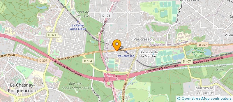 localisation de l'entreprise LA BALMA  VAUCRESSON