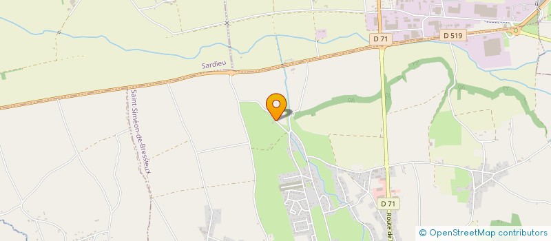 localisation de l'entreprise LA BALME  SAINT-SIMEON-DE-BRESSIEUX