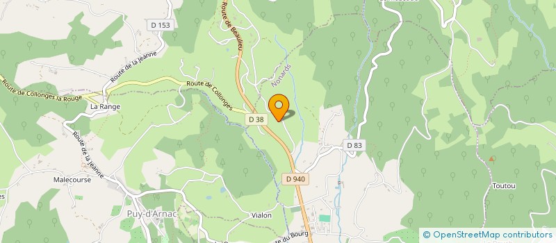 localisation de l'entreprise LA BAM  NONARDS