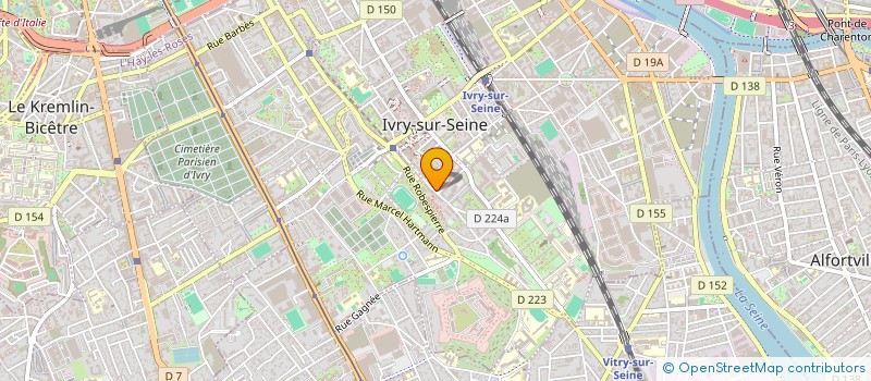 localisation de l'entreprise LA BAMBA  IVRY-SUR-SEINE