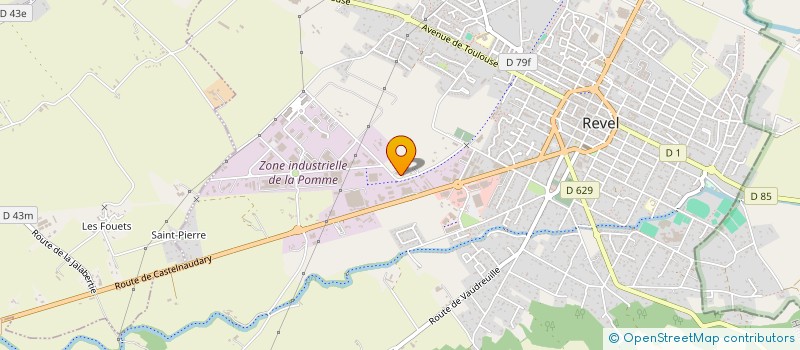 localisation de l'entreprise LA BAMBINERIA  REVEL