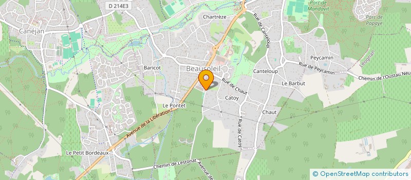 localisation de l'entreprise LA BAMBINERIE  GRADIGNAN