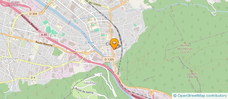 localisation de l'entreprise LA BAMBINERIE DANDY à CLUSES