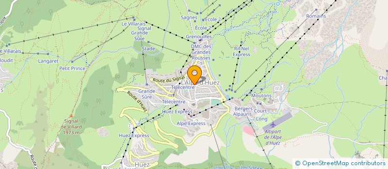 localisation de l'entreprise LA BAMBOCHE  HUEZ