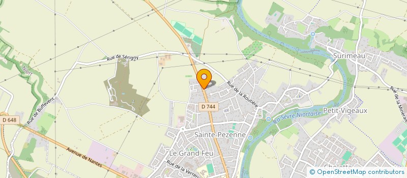 localisation de l'entreprise LA BAMBOCHE  NIORT