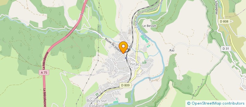 localisation de l'entreprise LA BAMBOCHERAIE  BOURGS SUR COLAGNE