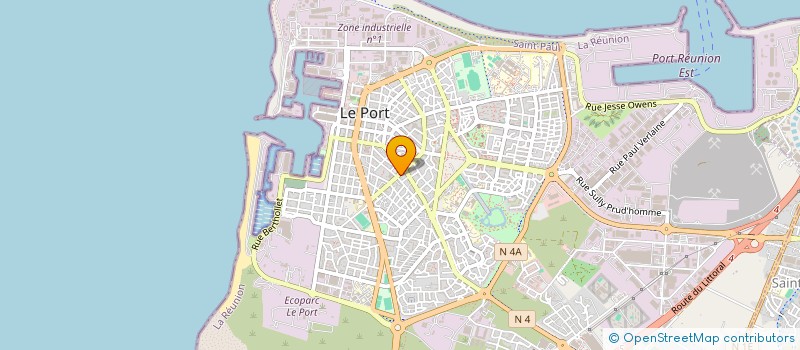 localisation de l'entreprise LA BAMBOULA EURL à LE PORT
